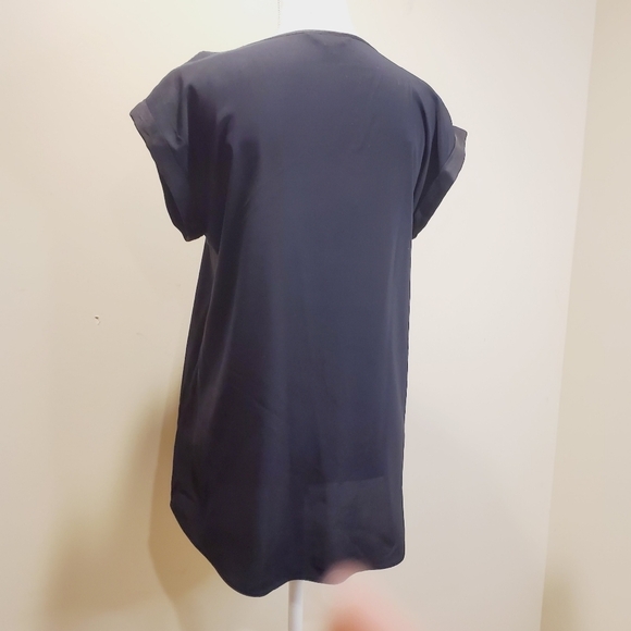 Express black V Neck Cold Shoulder Semi-formal  blouse size M - Picture 10 of 14